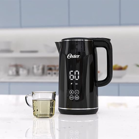 Solução curada: Chaleira Digital Oster Black 1,7L com Controle de Temperatura - 127V